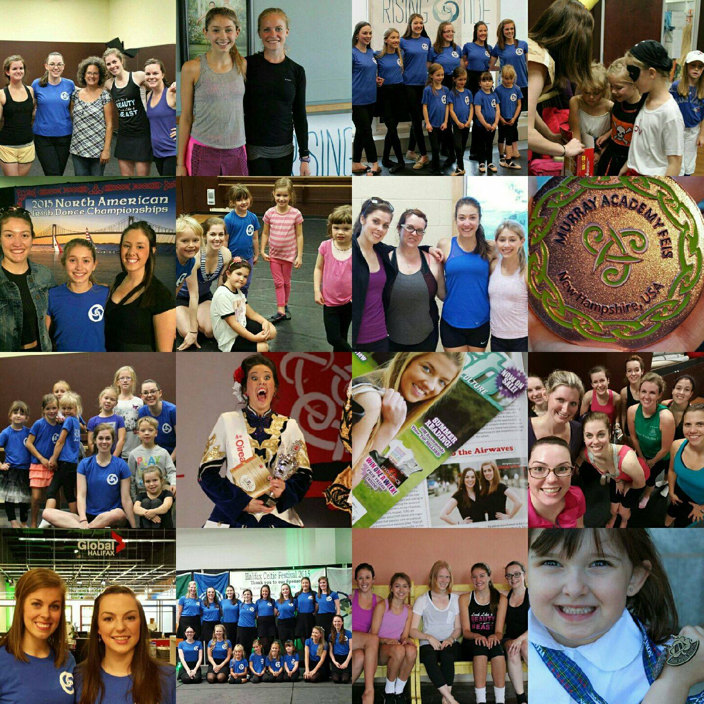 One year anniversary collage